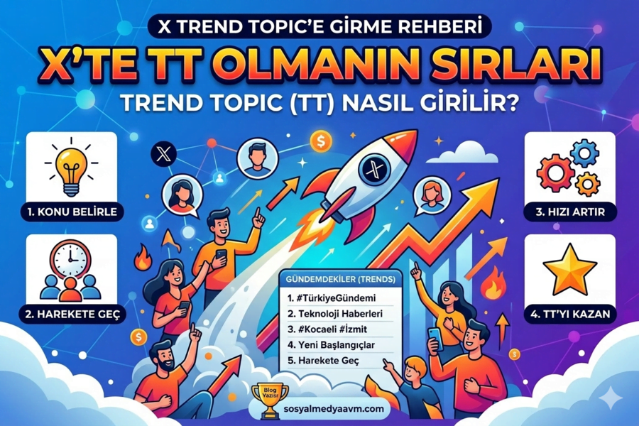 X’te Trend Topic (TT) Nasıl Girilir?